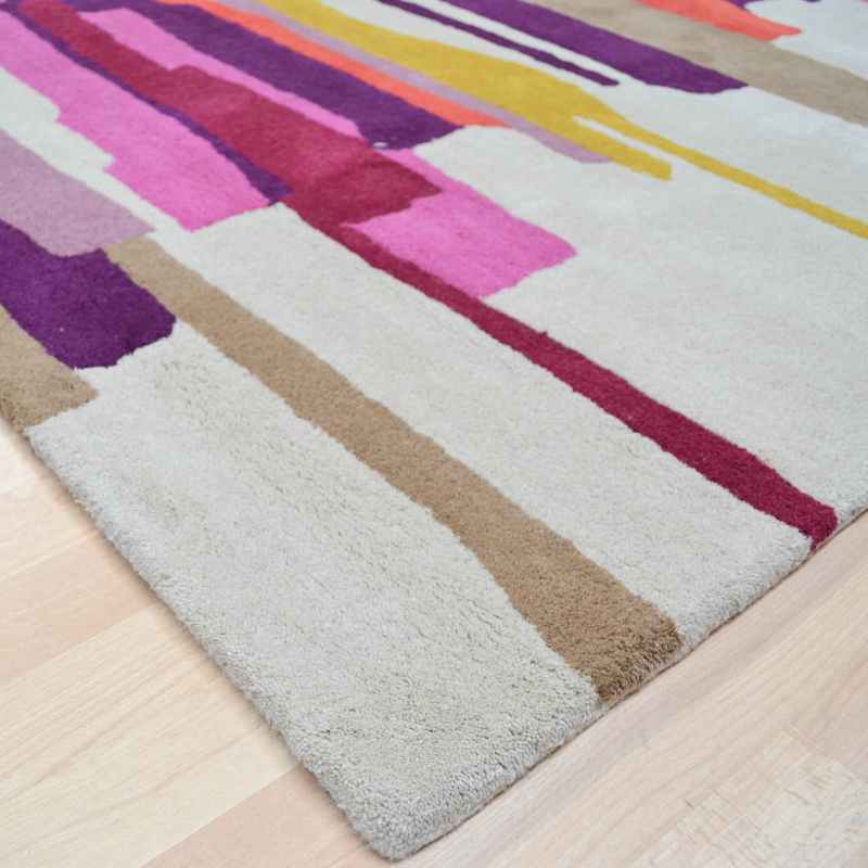 Harlequin Zeal Rugs 43002 in Magenta