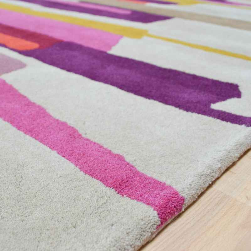 Harlequin Zeal Rugs 43002 in Magenta