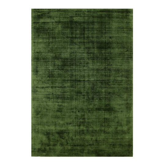 Blade Plain Modern Vintage Distressed Rugs in Green