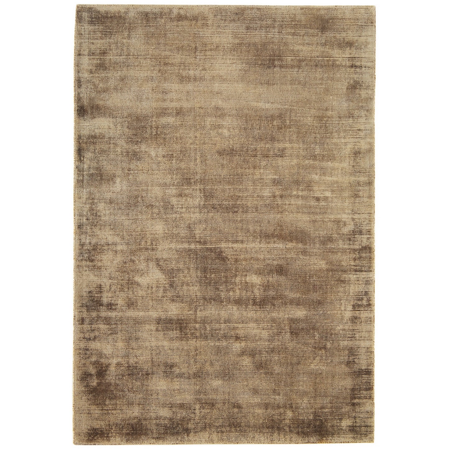 Blade Plain Modern Vintage Distressed Rugs in Mocha