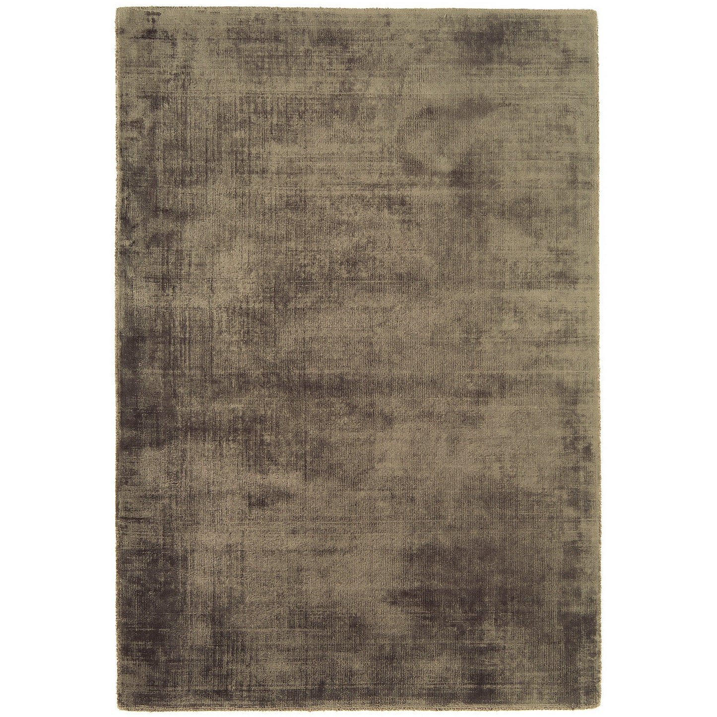 Blade Plain Modern Vintage Distressed Rugs in Moleskin Brown