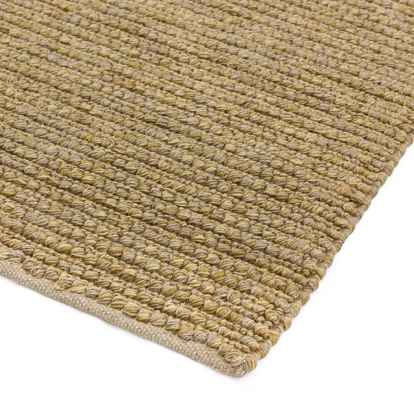 Natural Fibre Jute Loop Rugs in Natural