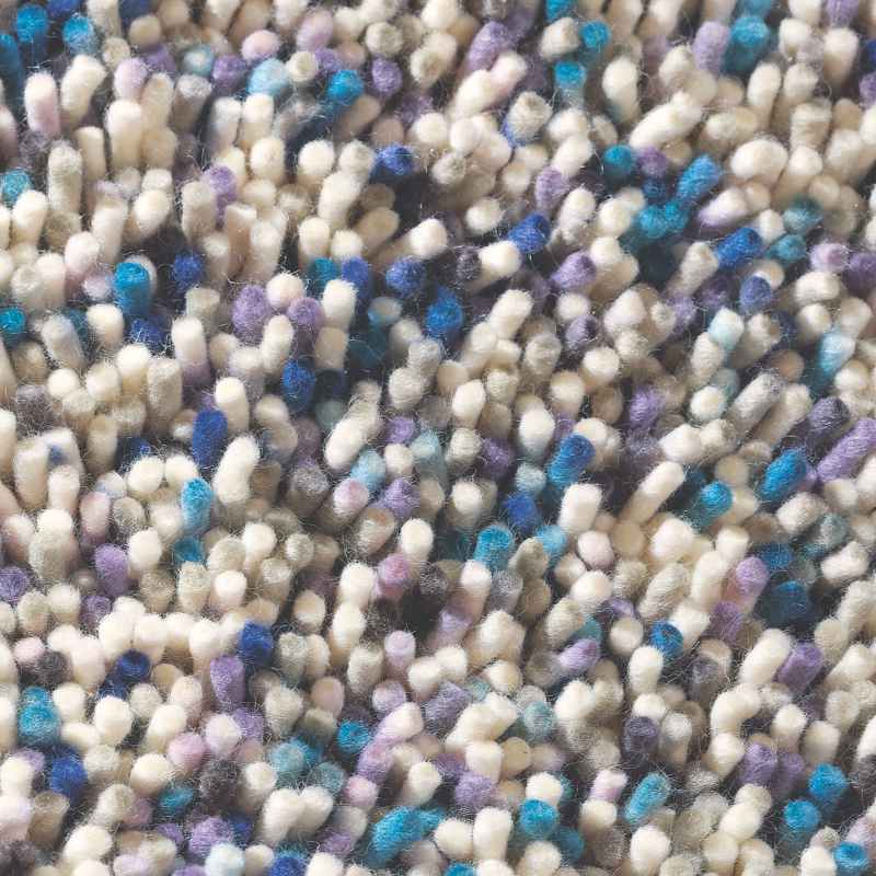 Brink and Campman Rocks Shaggy Wool Rugs 70512 Ivory Lilac