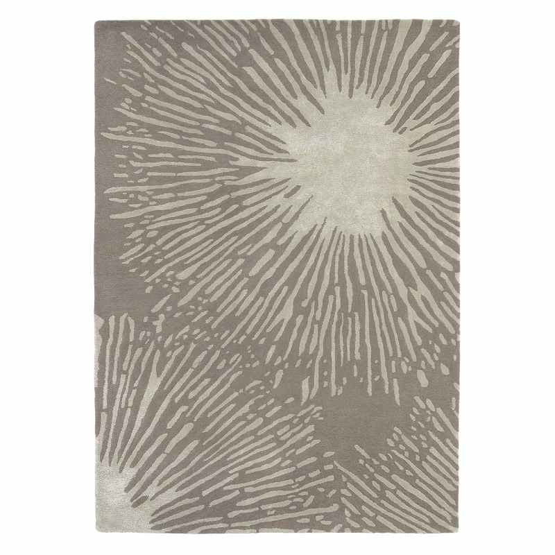 Harlequin Shore Modern Wool Rugs 40601 in Stone Grey