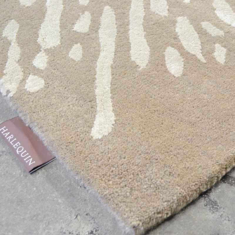 Harlequin Shore Modern Wool Rugs 40601 in Stone Grey
