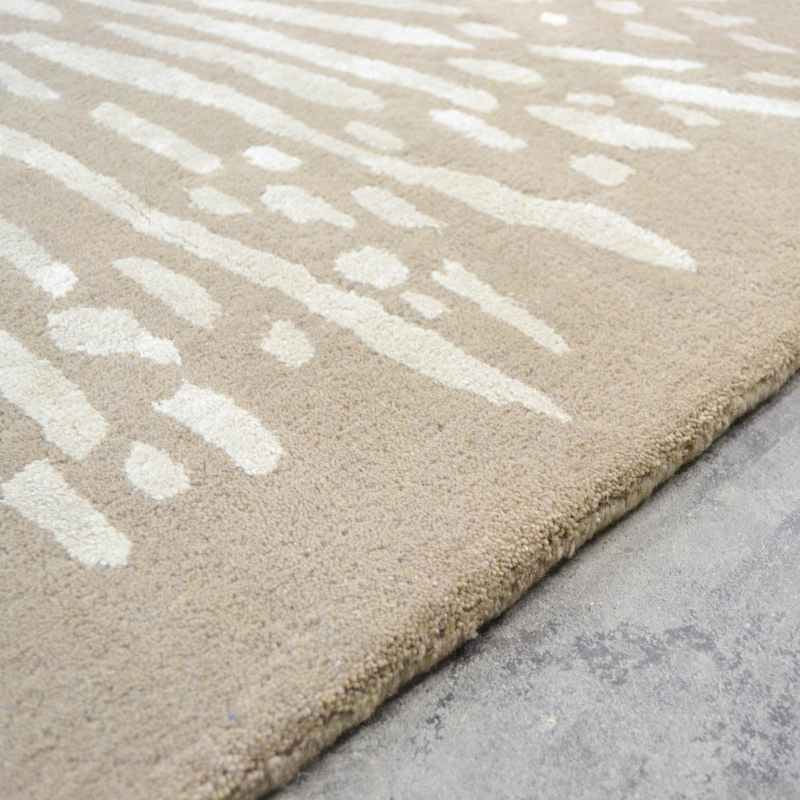 Harlequin Shore Modern Wool Rugs 40601 in Stone Grey