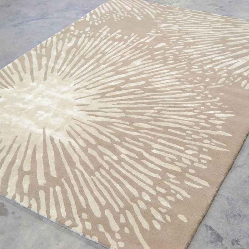 Harlequin Shore Modern Wool Rugs 40601 in Stone Grey