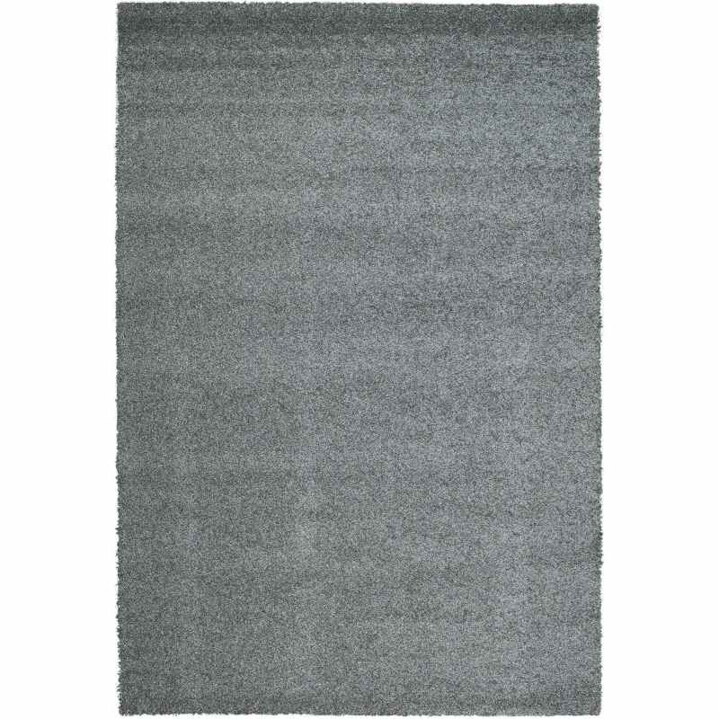 Mehari 23001 4248 Plain Shaggy Rugs in Grey Multi