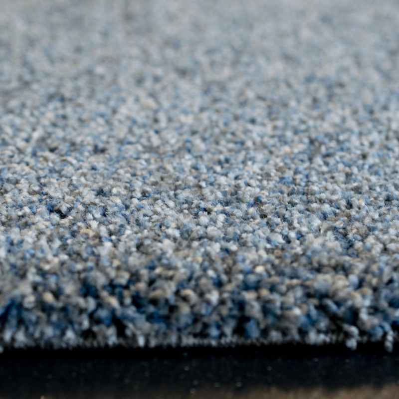 Mehari 23001 9656 Plain Shaggy Rugs in Blue Multi