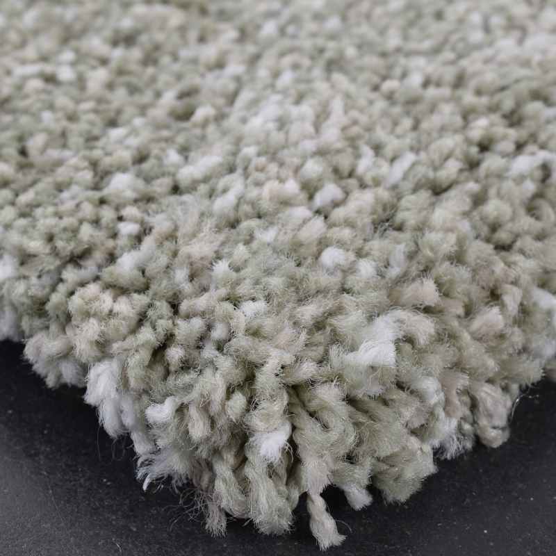 Mehari 23252 4424 Speckled Shaggy Rugs in Green