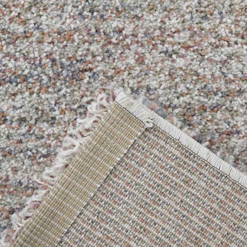 Mehari 23252 6464 Speckled Shaggy Rugs in Cream