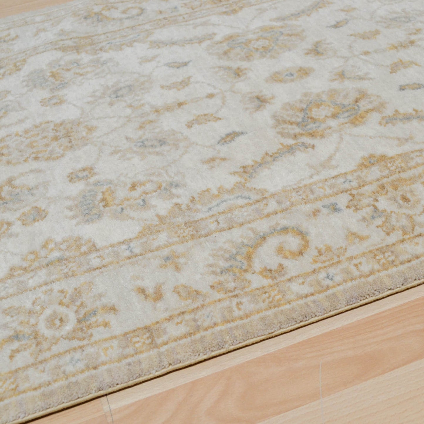 Chobi Traditional Wool Hallway Runners CB01 in Beige