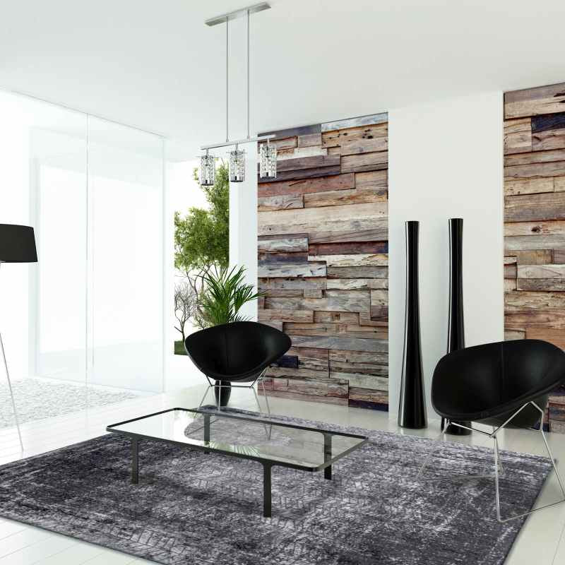 Louis De Poortere Mad Men Jacobs Ladder Indoor Outdoor Rug 8425 in Harlem Contrast