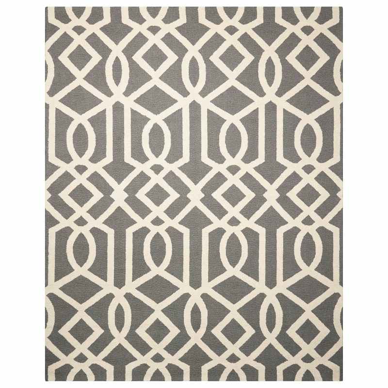 Linear Rugs LIN05 in Grey and Ivory