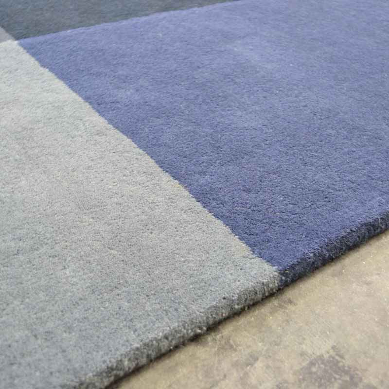 Plaid Rugs 57804 by Ted Baker in Grey