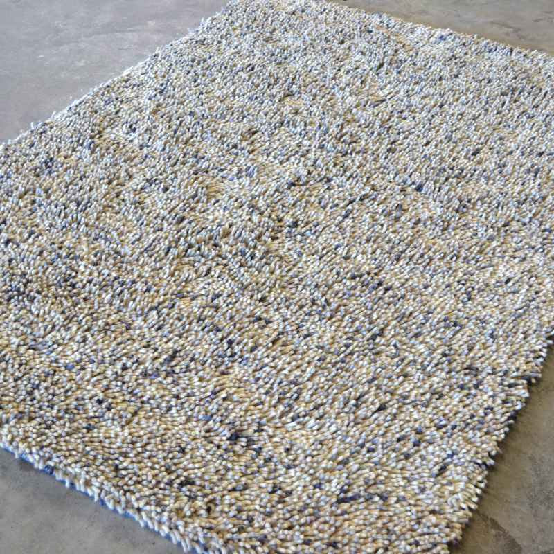 Brink and Campman Rocks Multi Shaggy Wool Rugs 70201