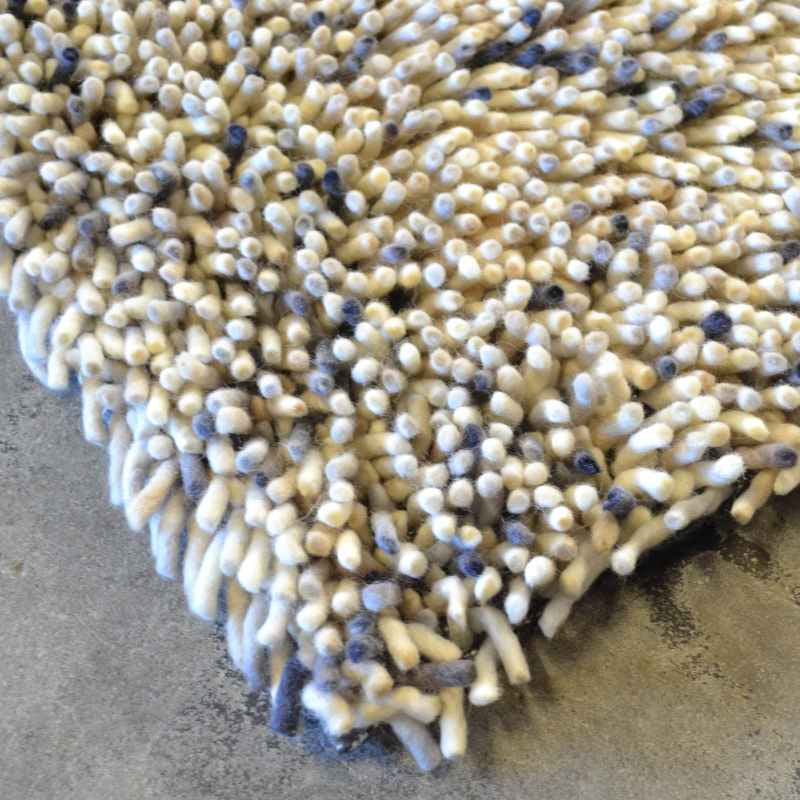 Brink and Campman Rocks Multi Shaggy Wool Rugs 70201