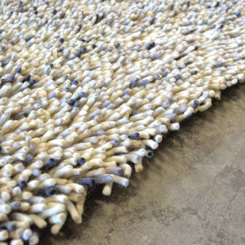 Brink and Campman Rocks Multi Shaggy Wool Rugs 70201
