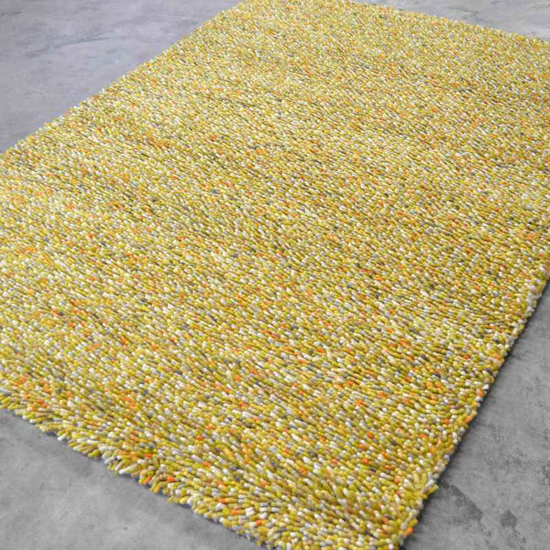 Brink and Campman Rocks Multi Shaggy Wool Rugs 70206
