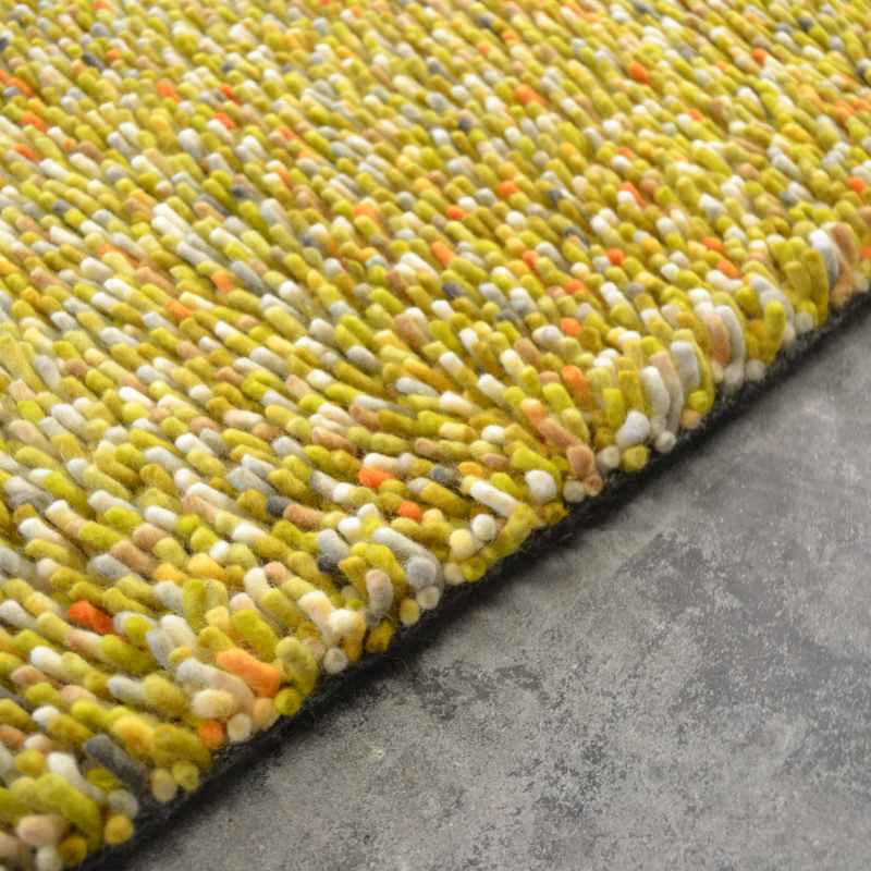 Brink and Campman Rocks Multi Shaggy Wool Rugs 70206