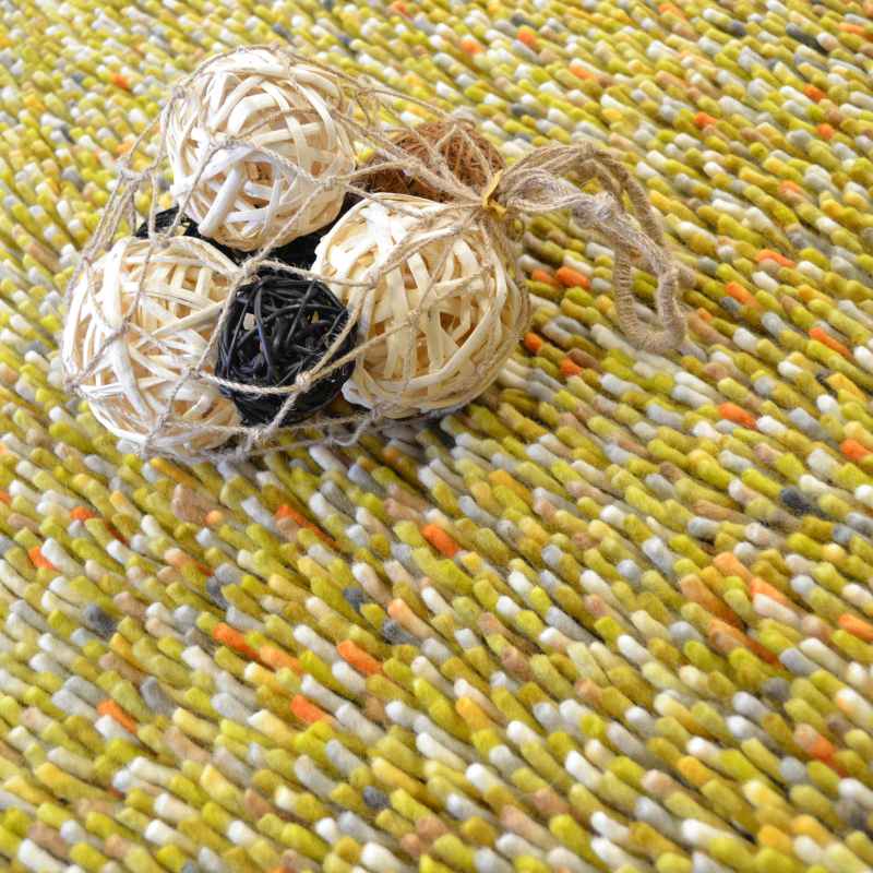 Brink and Campman Rocks Multi Shaggy Wool Rugs 70206