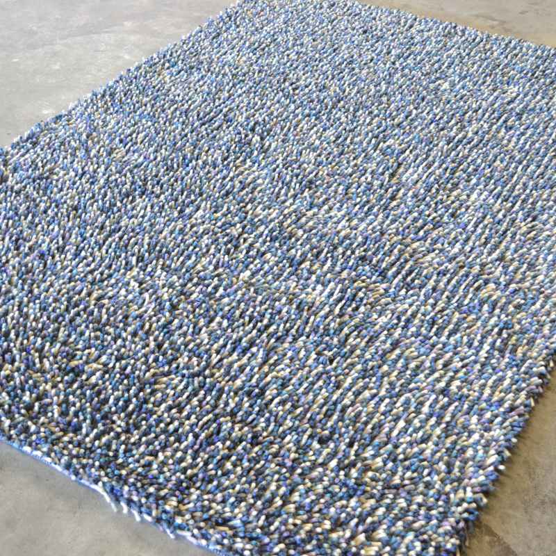Brink and Campman Rocks Multi Shaggy Wool Rugs 70208