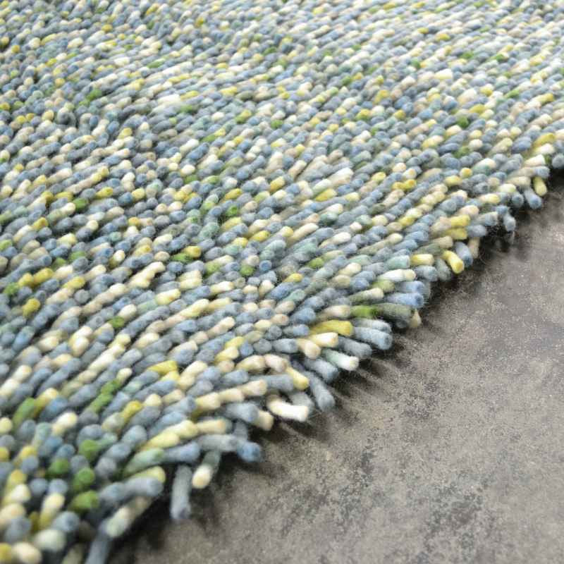 Brink and Campman Rocks Multi Shaggy Wool Rugs 70218