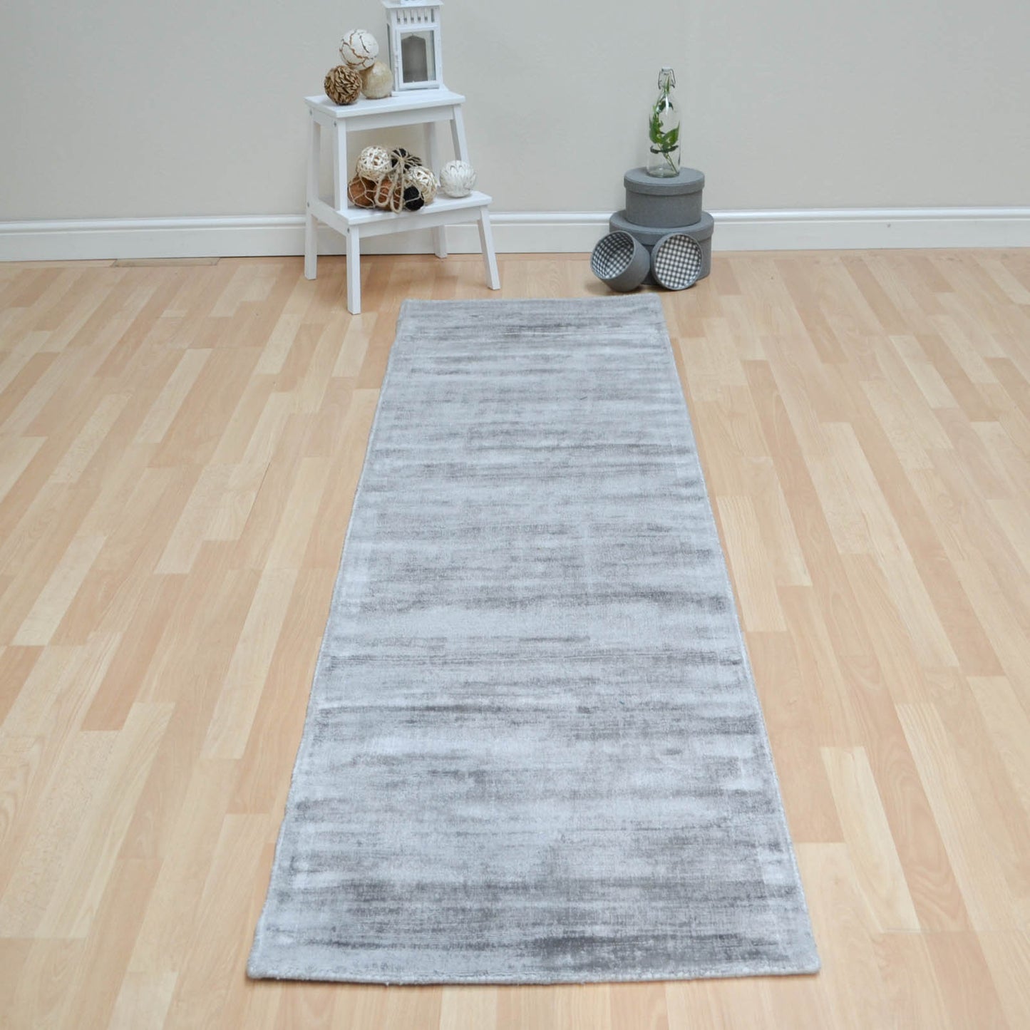 Blade Hallway Runners in Silver