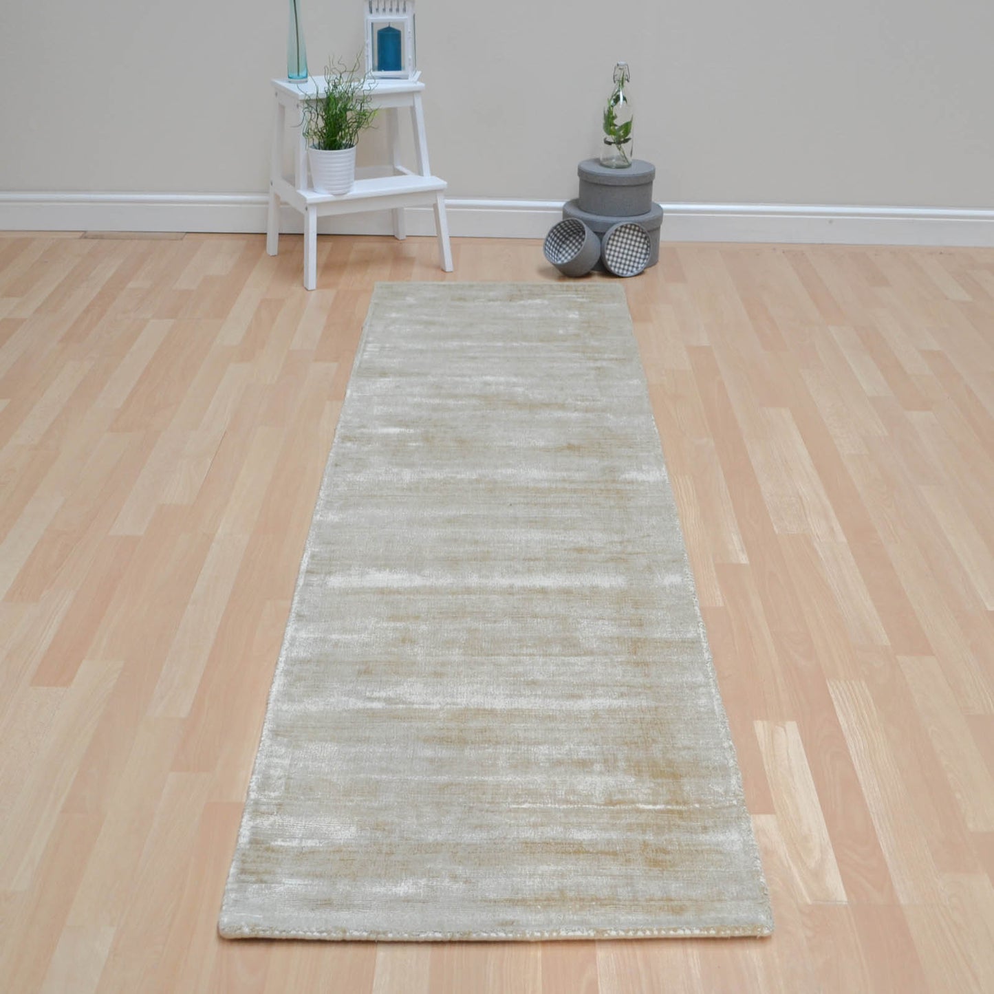Blade Hallway Runners in Soft Gold