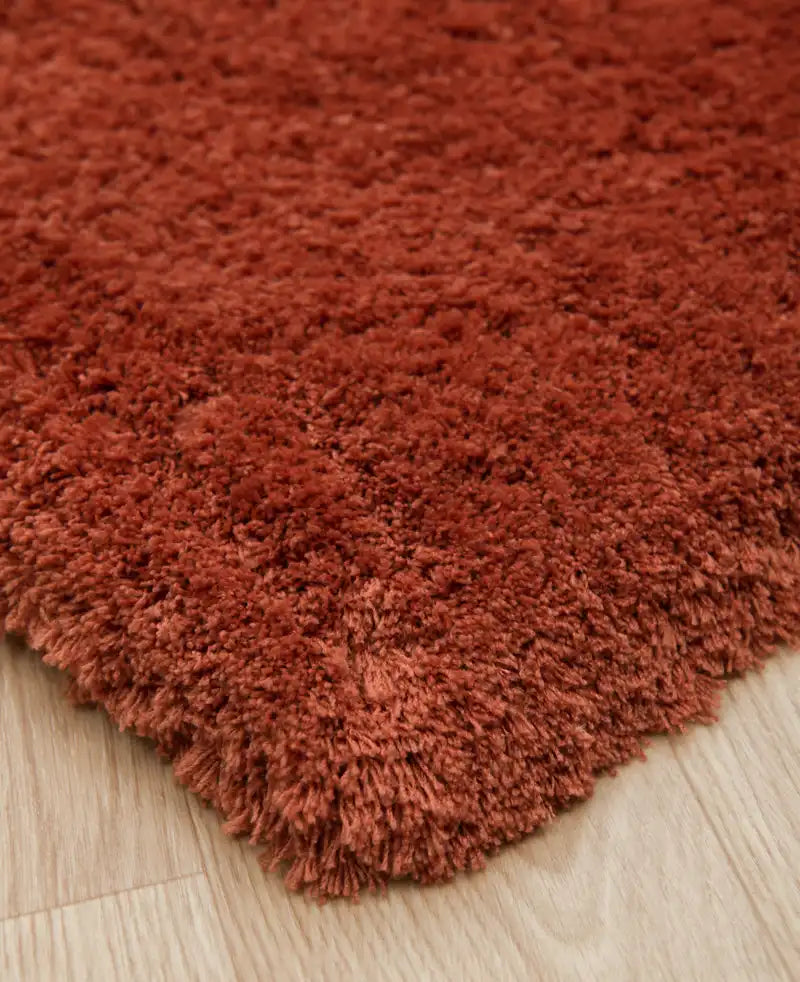 Asiatic lulu spice Orange Living Room Shaggy Rug.