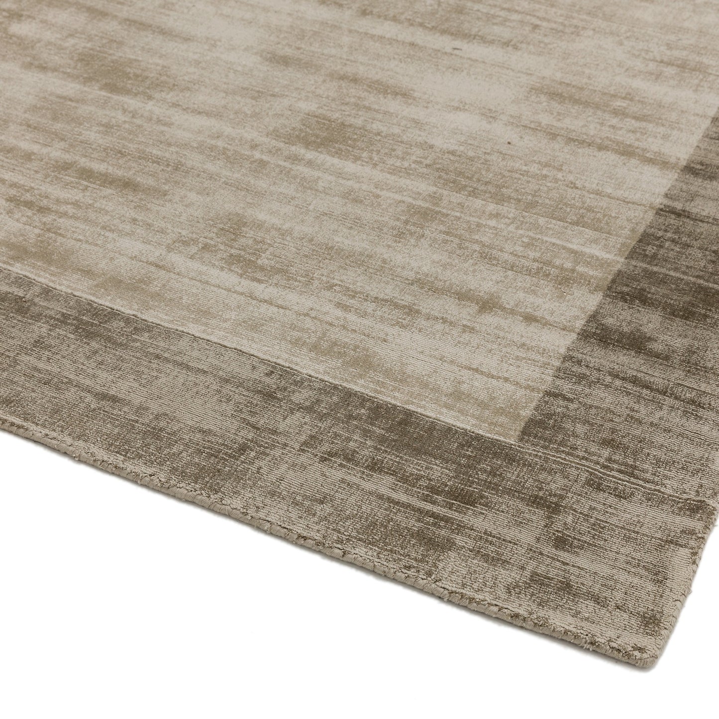Blade Border Rugs in Smoke Putty