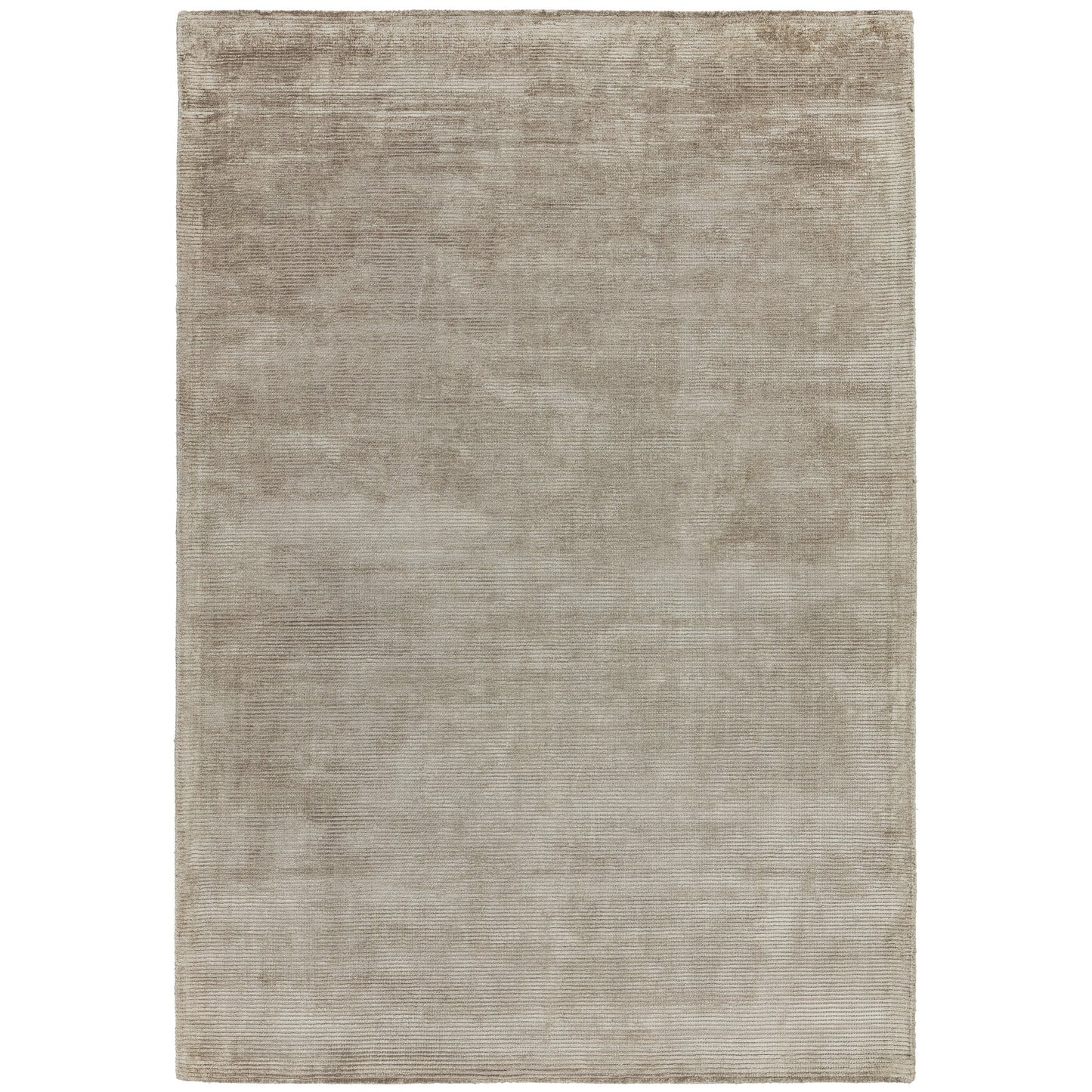 Reko Plain Vicose Rugs in Smoke