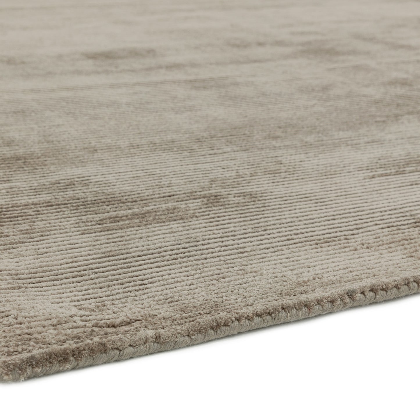 Reko Plain Vicose Rugs in Smoke