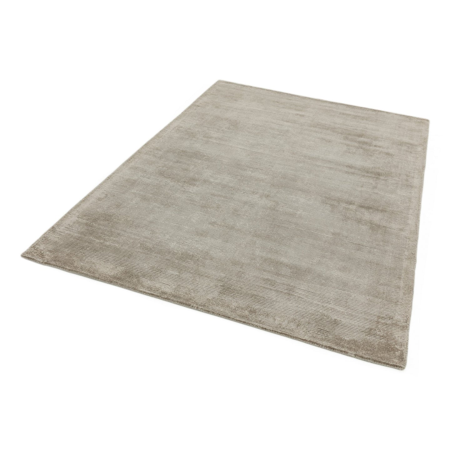Reko Plain Vicose Rugs in Smoke