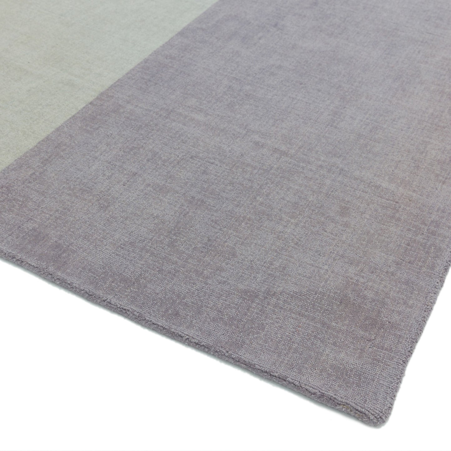 Blox Modern Geometric Wool Rugs in Heather Pink