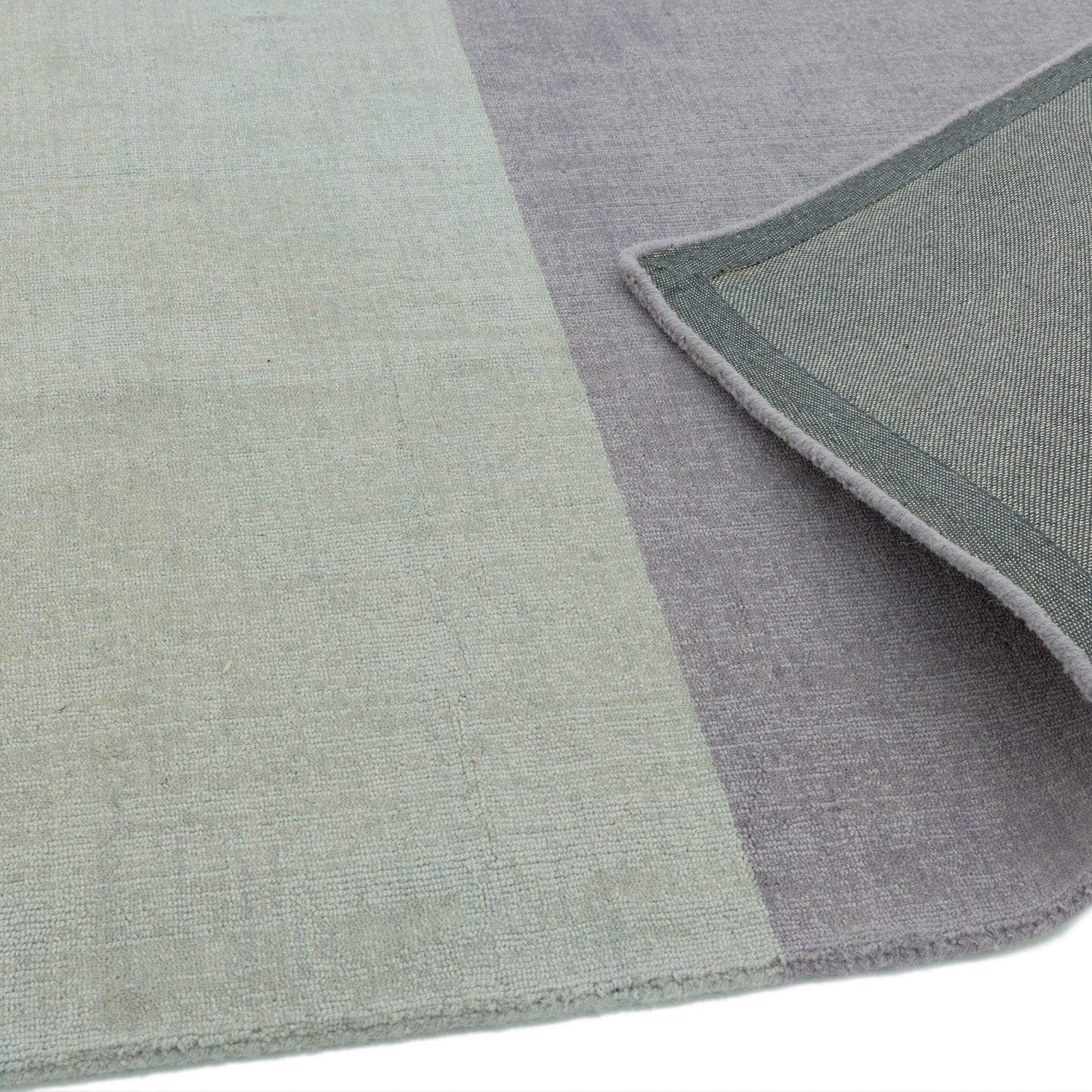 Blox Modern Geometric Wool Rugs in Heather Pink