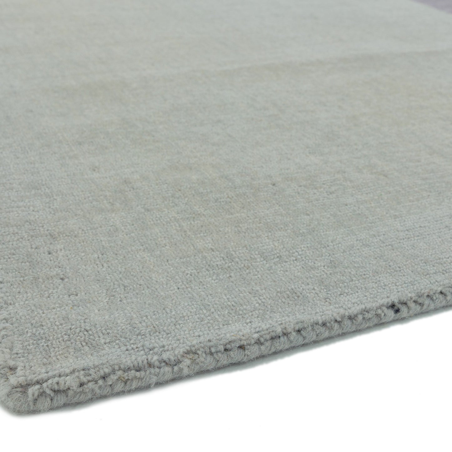 Blox Modern Geometric Wool Rugs in Heather Pink