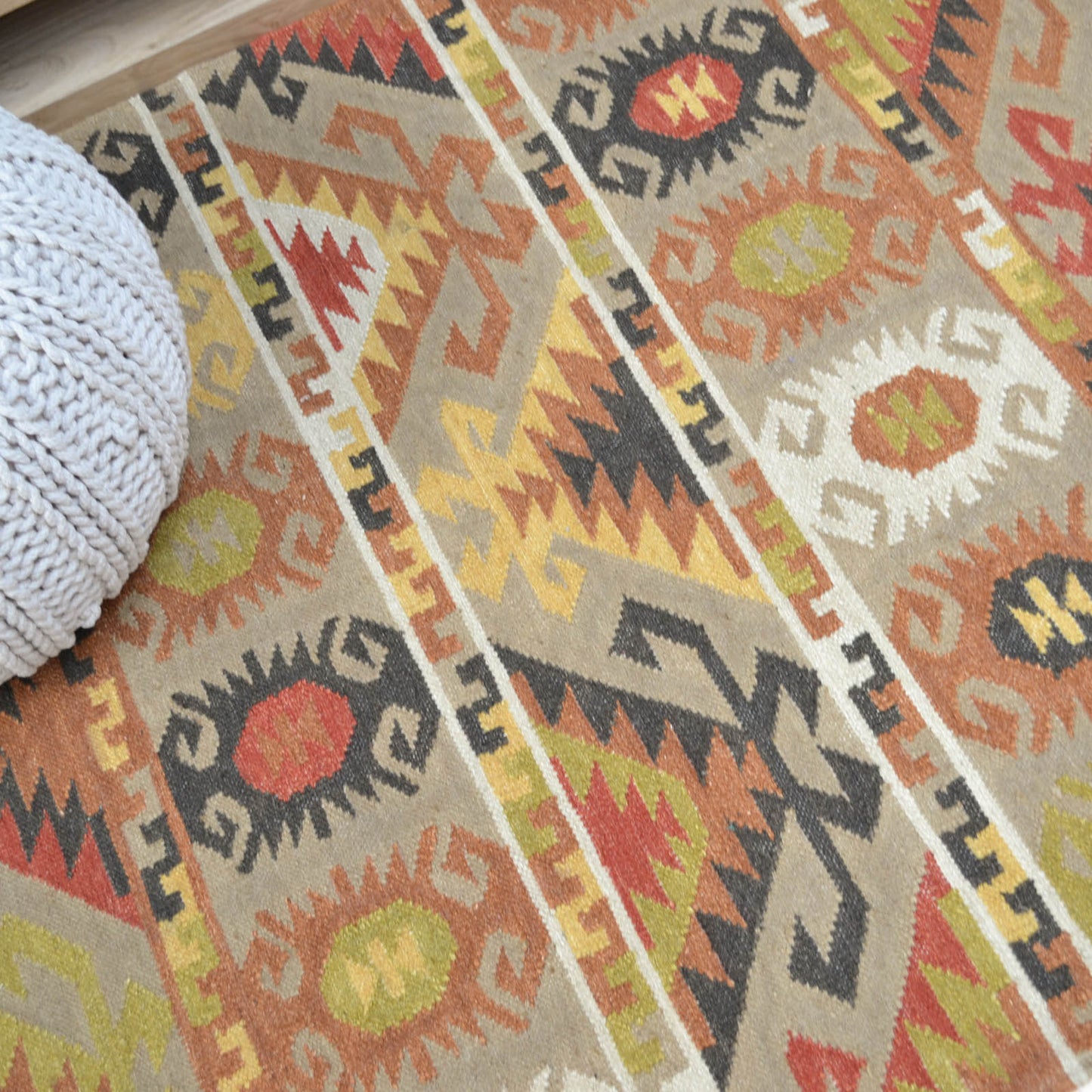 Kelims KE06 Traditional Tribal Flatweave Rugs in Multi