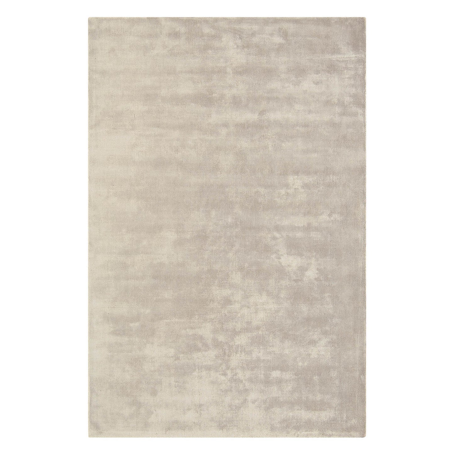 Katherine Carnaby Plain Chrome Designer Rug in Pearl