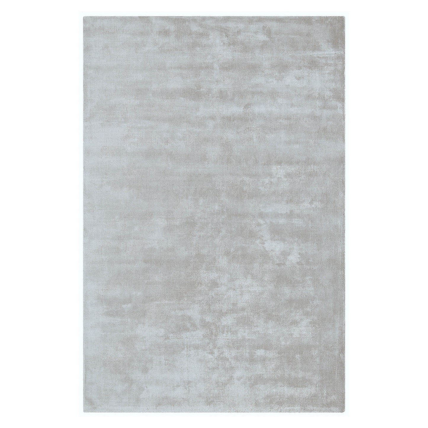 Katherine Carnaby Plain Chrome Designer Rug in Silver