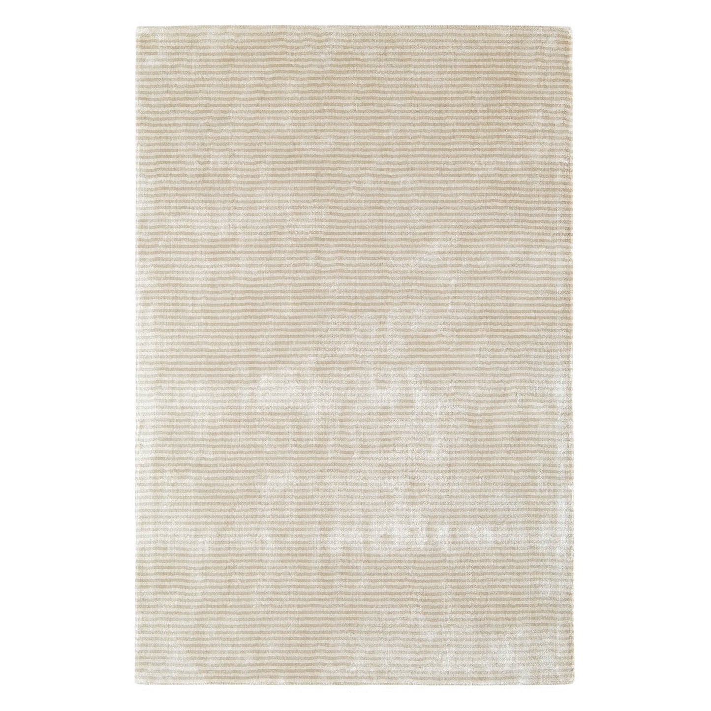 Katherine Carnaby Chrome Stripe Rug in Putty