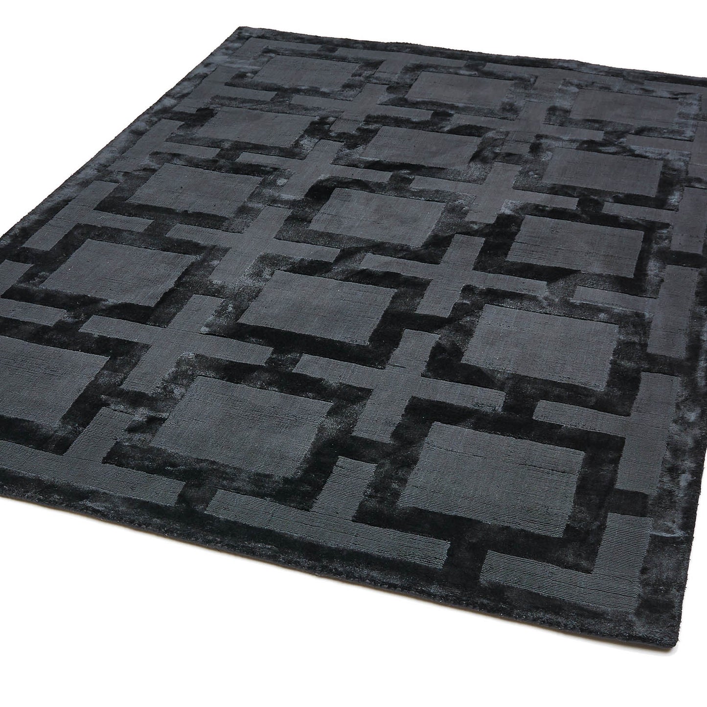 Katherine Carnaby Eaton Geometric Rugs in Black