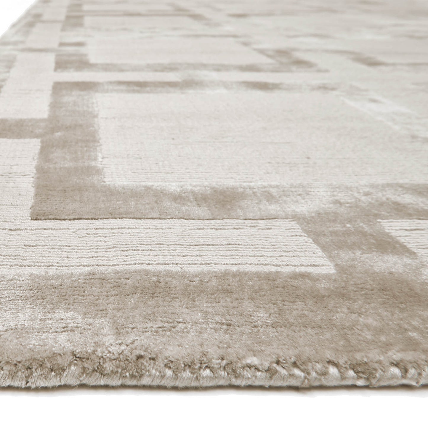 Katherine Carnaby Eaton Geometric Rugs in Sand Beige