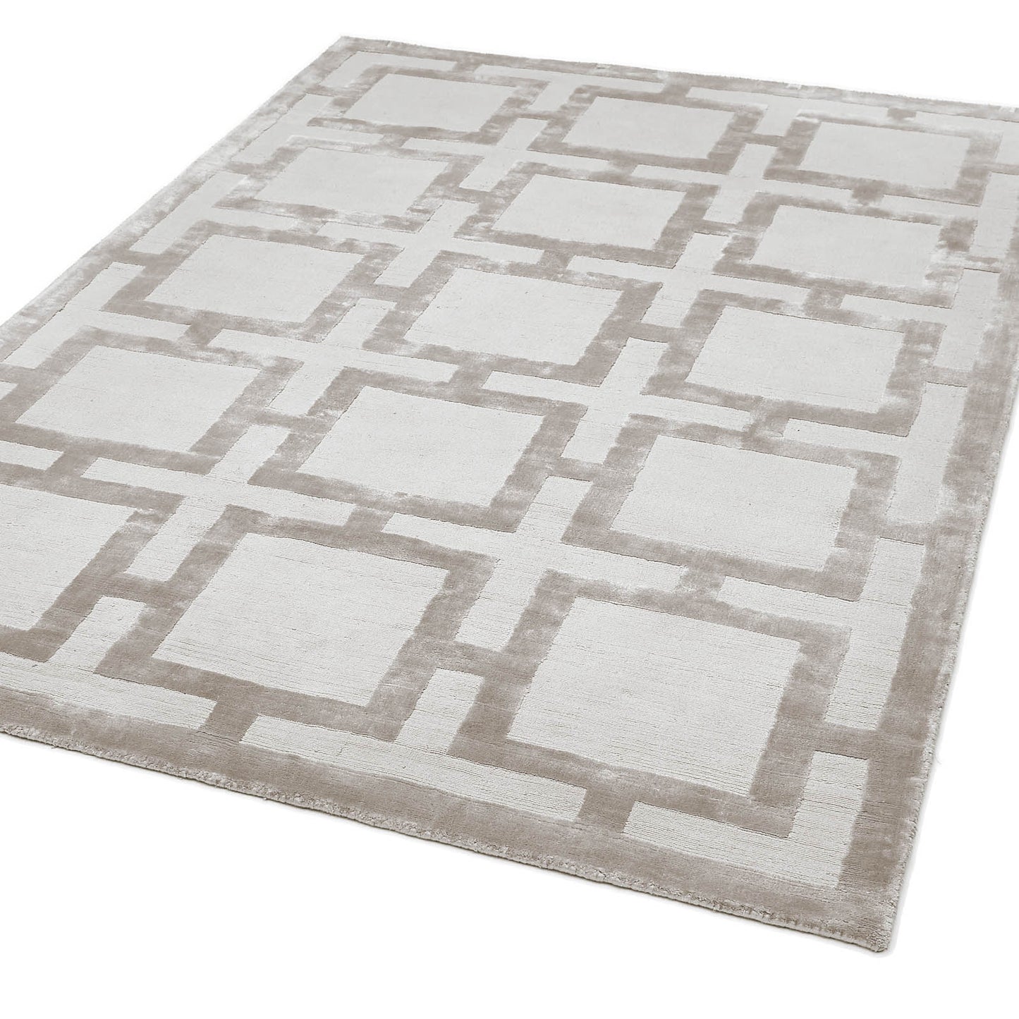 Katherine Carnaby Eaton Geometric Rugs in Sand Beige