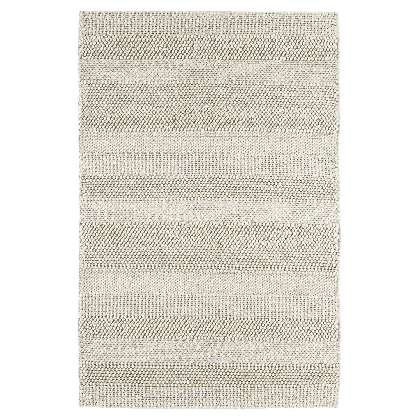 Katherine Carnaby CS06 Modern Designer Rugs in Cream Stripe