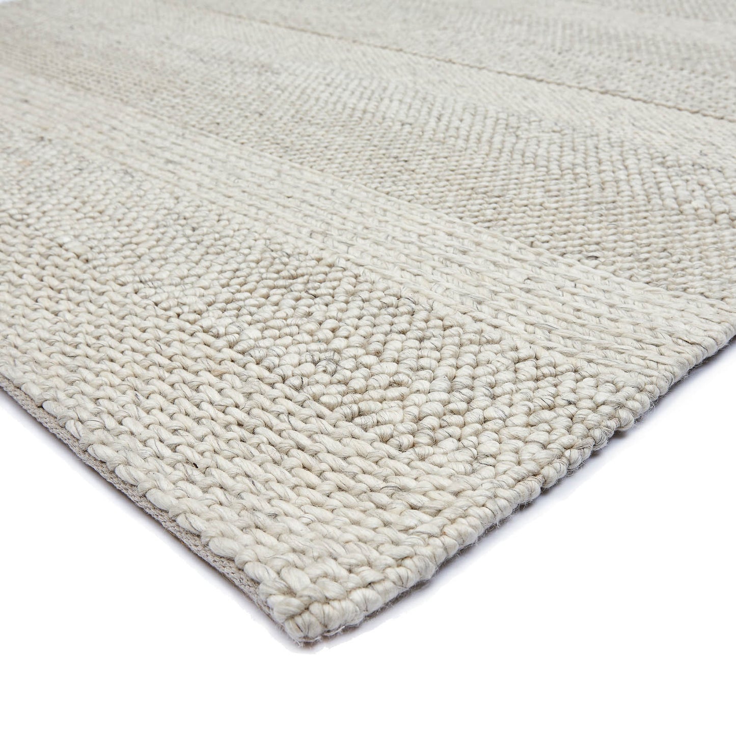 Katherine Carnaby CS06 Modern Designer Rugs in Cream Stripe
