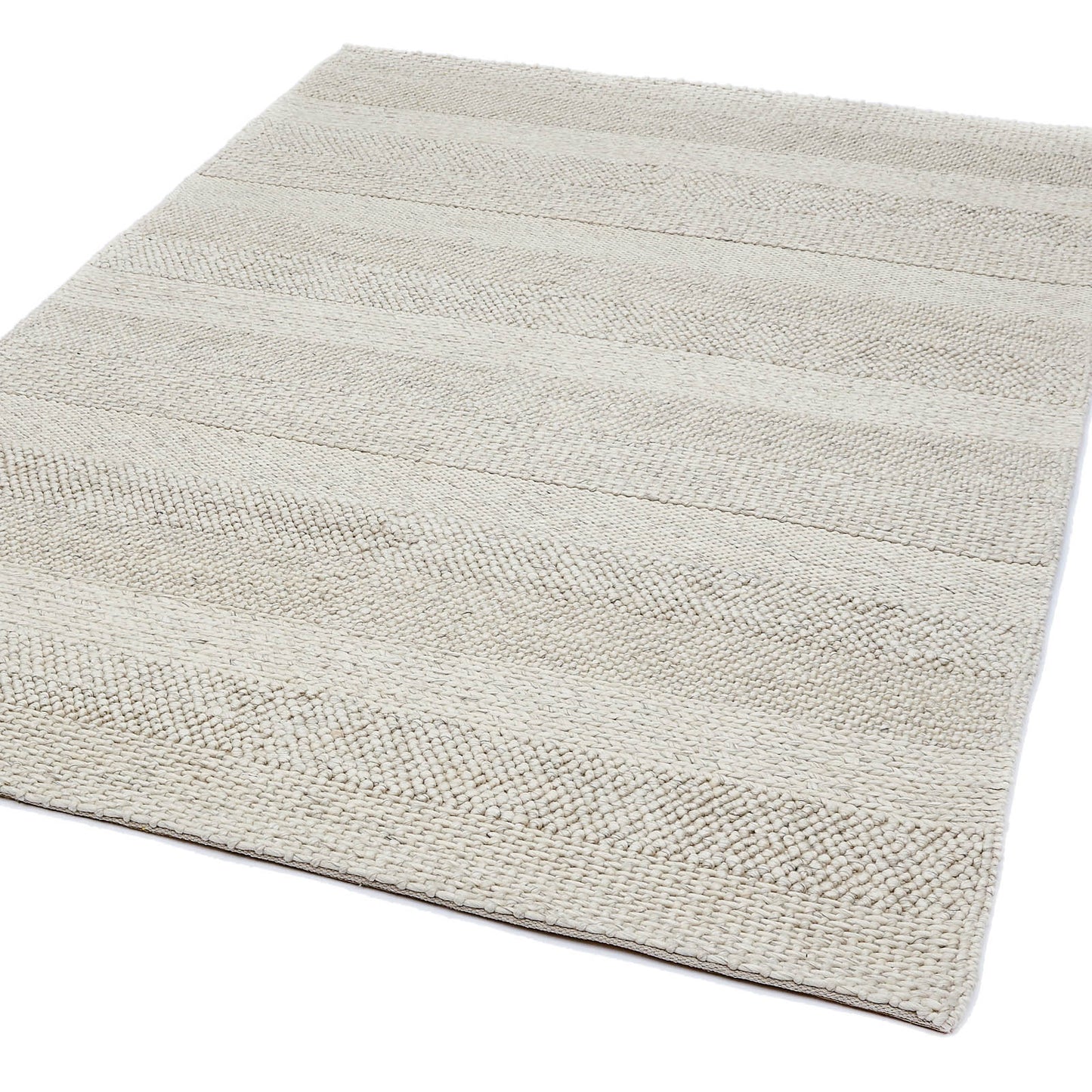 Katherine Carnaby CS06 Modern Designer Rugs in Cream Stripe