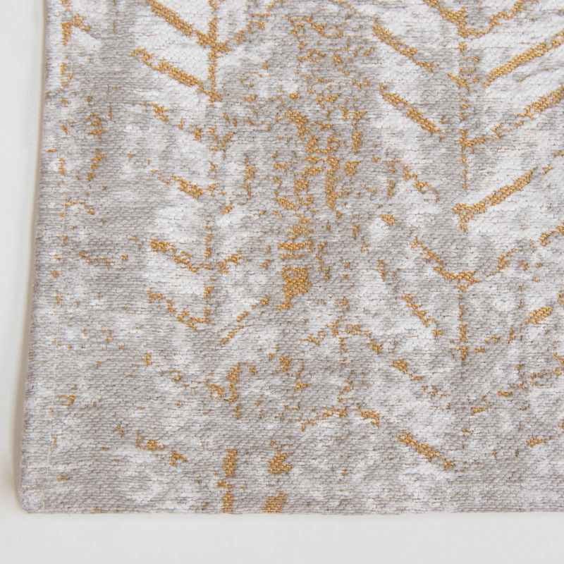 Louis De Poortere Mad Men Jacobs Ladder Indoor Outdoor Rug 8928 in Central Yellow
