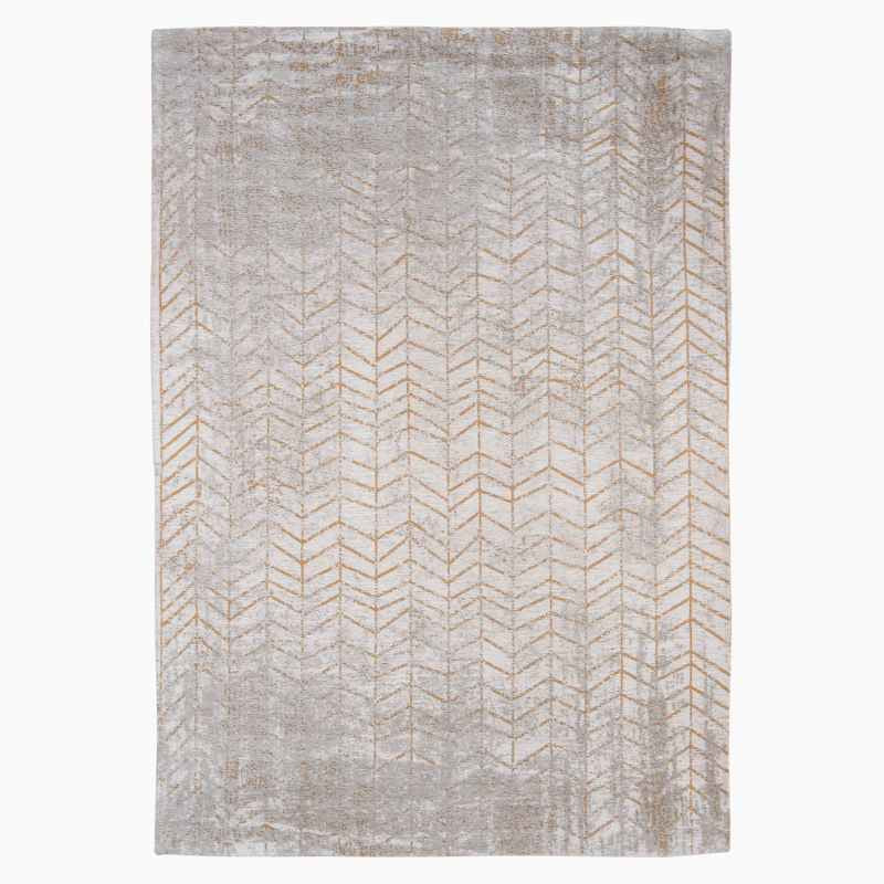 Louis De Poortere Mad Men Jacobs Ladder Indoor Outdoor Rug 8928 in Central Yellow