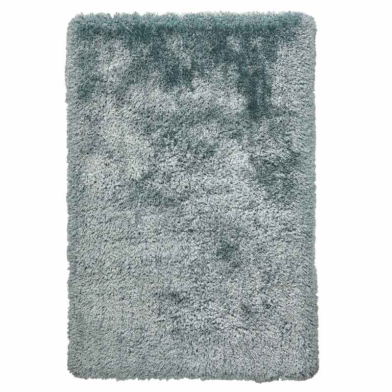 Montana Shaggy Rugs in Aqua Blue